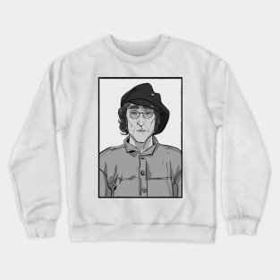 John Lennon grayscale Crewneck Sweatshirt